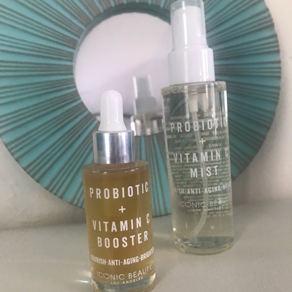 Serum and moisturizer for the face